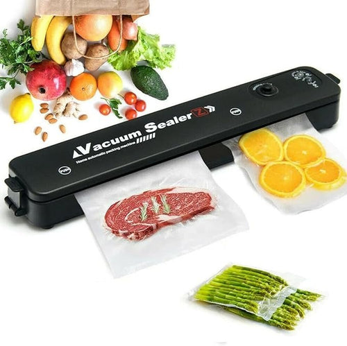 Vacuum Sealer Hand Machine ZKFK-00 Automatic Food Sealer with 5 Vacuum Bags for Fresh Food Storage